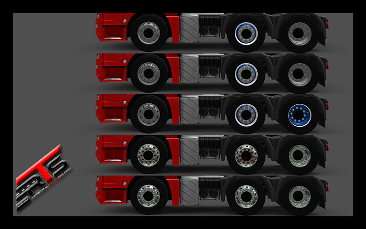 Image Principale Euro Truck Simulator 2 - MODS : Man - Pack de roues by Ventyres