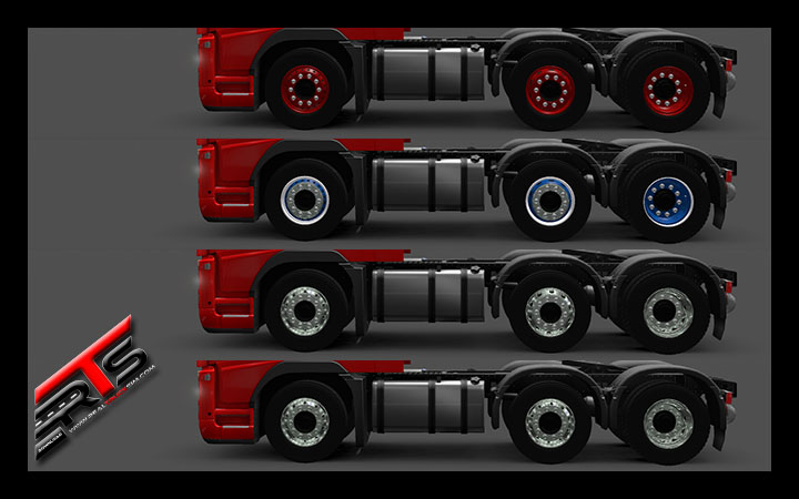 Image Principale Euro Truck Simulator 2 - MODS : Volvo - Pack de roues by Ventyres