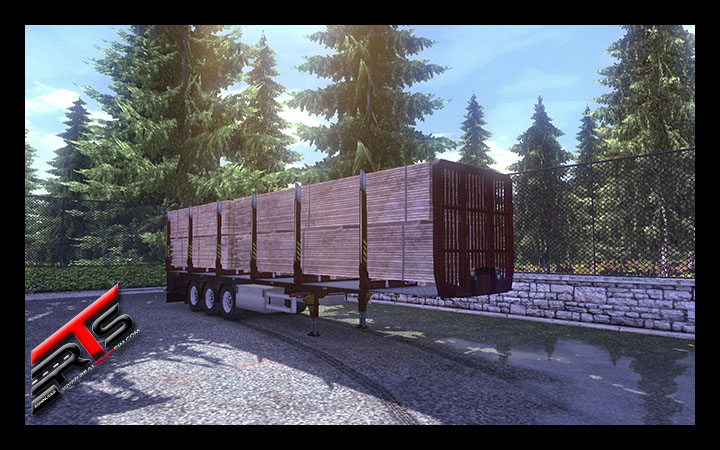 Image Principale Euro Truck Simulator 2 - MODS : Remorque à ranchers Fliegl by Rommi TZ modifié by Micha-BF3