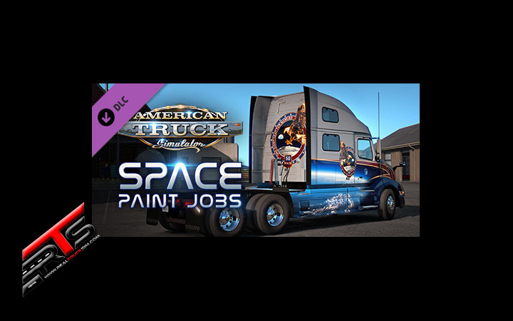 Image Principale American Truck Simulator - DLC : Anniversaire du premier pas sur la Lune - Space Paint Jobs Pack
