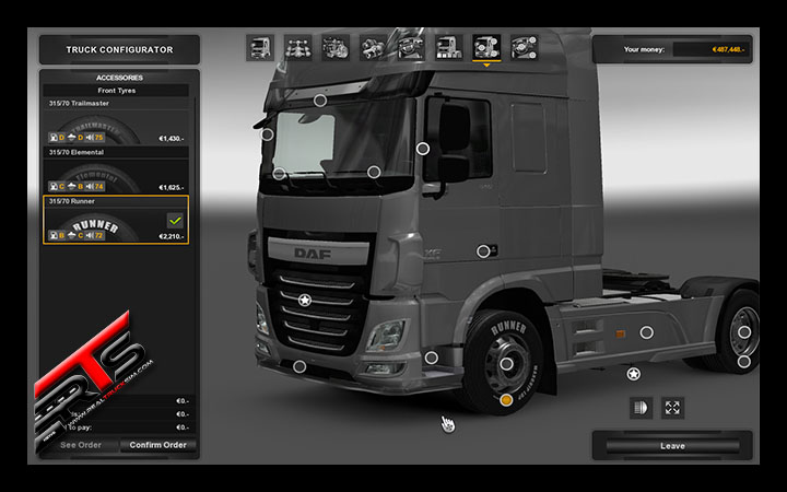 Image Principale Euro Truck Simulator 2 - WIP : A propos des pneus