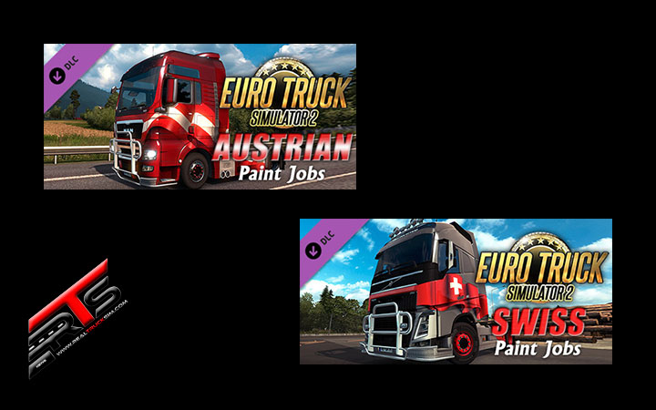 Image Principale Euro Truck Simulator 2 - DLC : Austrian et Swiss Paint Jobs Packs