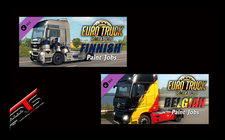 Image Principale Euro Truck Simulator 2 - DLC : Finnish et Belgian Paint Jobs Packs