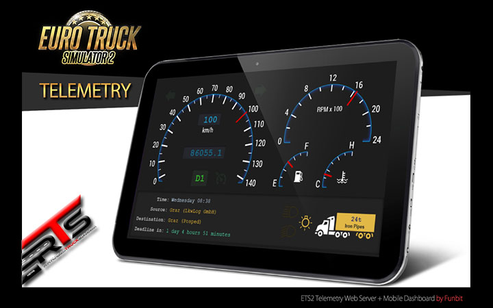 Image Principale Euro Truck Simulator 2 : Focus sur la Telemetry SDK
