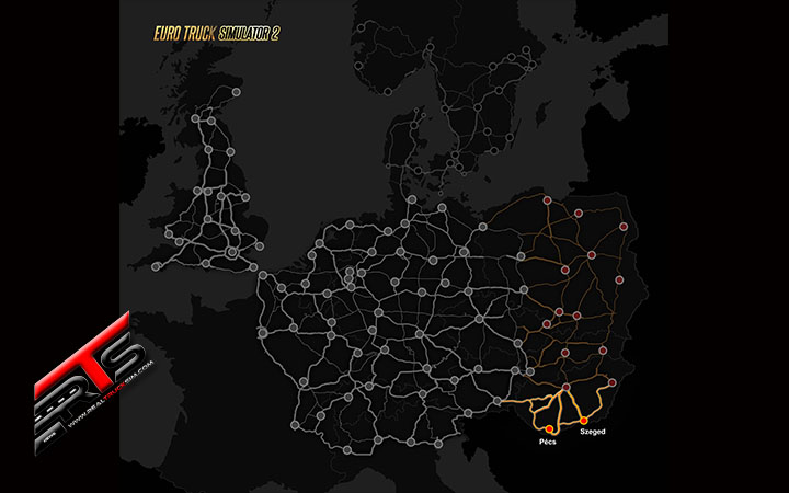 Image Principale Euro Truck Simulator 2 - WIP : Information Patch 1.19 - Extension du territoire