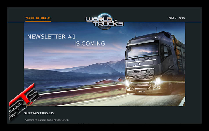 Image Principale Euro Truck Simulator 2 : La newsletter World of Trucks arrive !