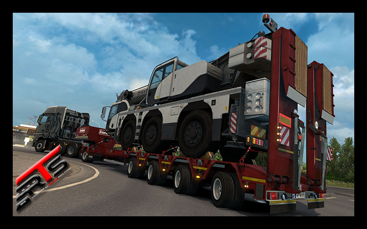 Image Principale Euro Truck Simulator  2 - WIP : Les convois exceptionnels entreront bientôt dans l'arène