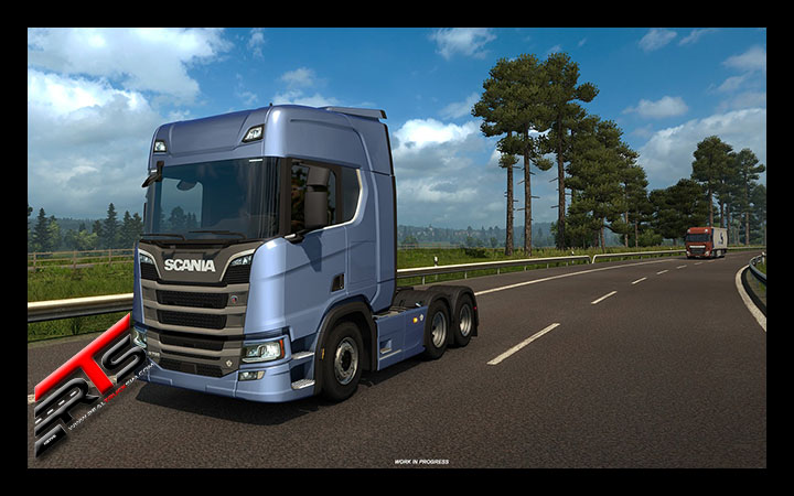 Image Principale Euro Truck Simulator 2 - WIP : Nouveaux Scania S et R - Ligne d'arrivée en approche