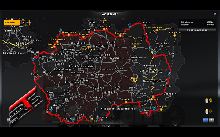 Image Principale Euro Truck Simulator 2 : Patch 1.20 - Mise à jour disponible