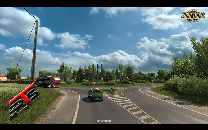 Image Principale Euro Truck Simulator 2 - WIP : Ronds-points sympas en France