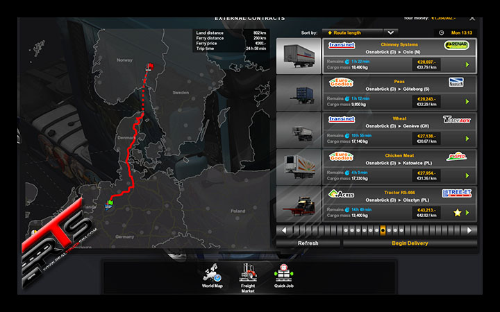 Image Principale Euro Truck Simulator 2 - WIP : Version bêta 1.24
