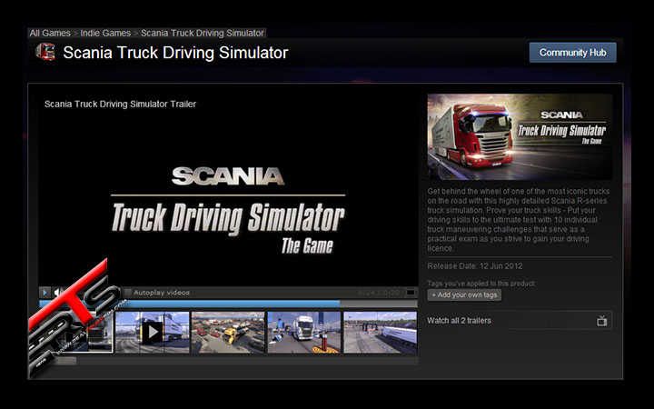 Image Principale Scania Truck Driving Simulator : Disponible sur Steam - Patch 1.6.1