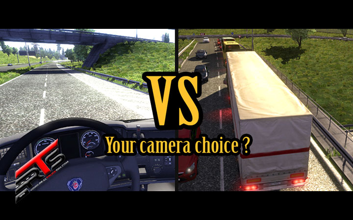 Image Principale SCS Software : Quelle caméra utilisez-vous le plus pour conduire un camion dans ETS 2