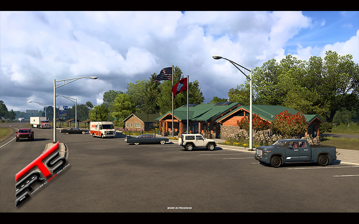 Image Principale American Truck Simulator - WIP : Arkansas - Postes de pesée, aires de repos et centre d'accueil