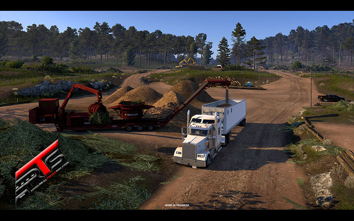 Image Principale American Truck Simulator - WIP : Mise à jour 1.51 - (Dé)chargement dynamique des remorques à grains et fourgons à copeaux