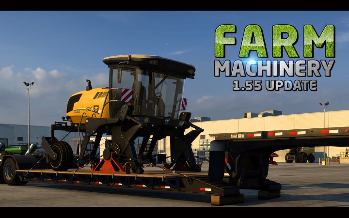 Image Principale American Truck Simulator - WIP : Mise à jour 1.55 - Mise à jour du DLC Farm Machinery