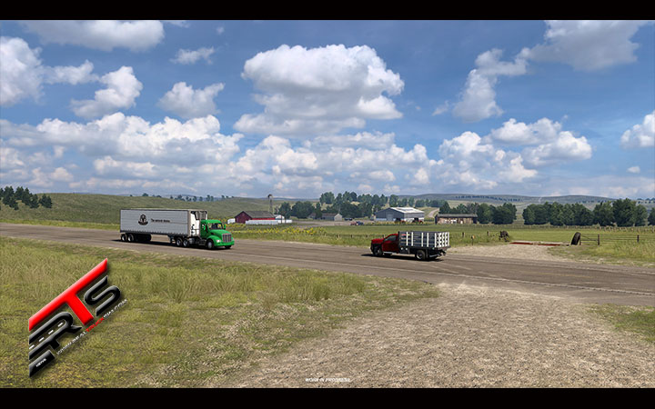 Image Principale American Truck Simulator - WIP : Nebraska - Champs, prairies et rivières