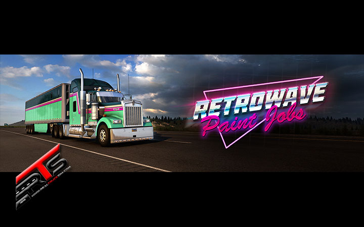 Image Principale American Truck Simulator - DLC : Retrowave Paint Jobs Pack