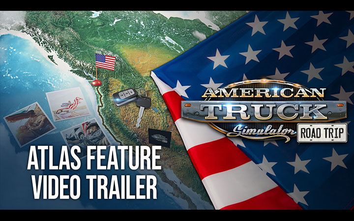 Image Principale American Truck Simulator - WIP : Road Trip - Bande-annonce de l'Atlas