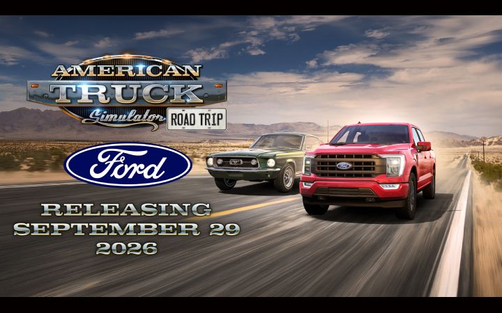 Image Principale American Truck Simulator - WIP : Road Trip - Date de sortie du DLC Ford et révélation de la bande-annonce