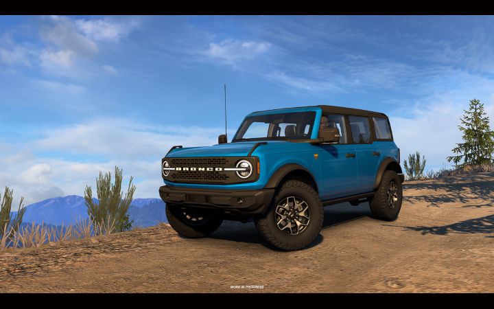 Image Principale American Truck Simulator - WIP : Road Trip - Ford Car Pack - Bronco Badlands