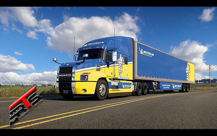 Image Principale American Truck Simulator - DLC : Sortie du DLC Michelin Fan Pack