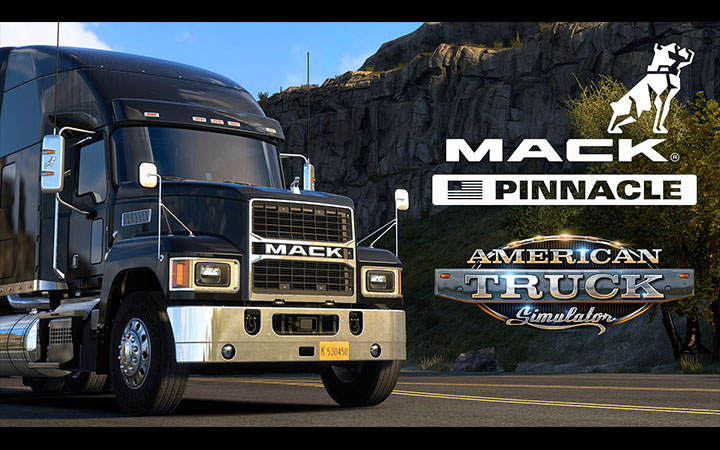 Image Principale American Truck Simulator : Sortie du Mack Pinnacle et du Mack Anthem Black Edition