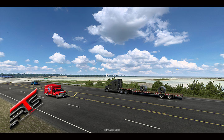 Image Principale American Truck Simulator - WIP : Texas - Nature (2) - Plans d'eau, déserts, forêts, montagnes