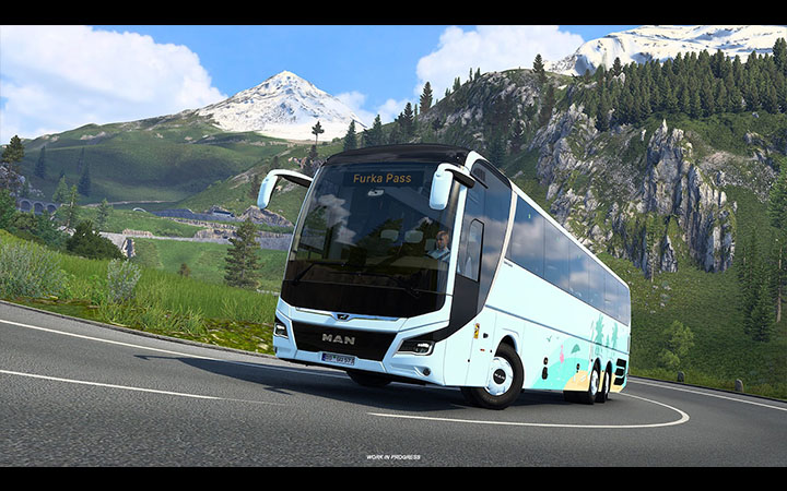 Image Principale Euro Truck Simulator 2 - WIP : Coaches - Contrat touristiques