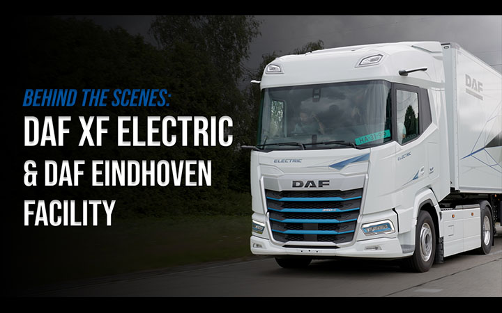 Image Principale SCS sur la route : DAF XF Electric et le site DAF d'Eindhoven