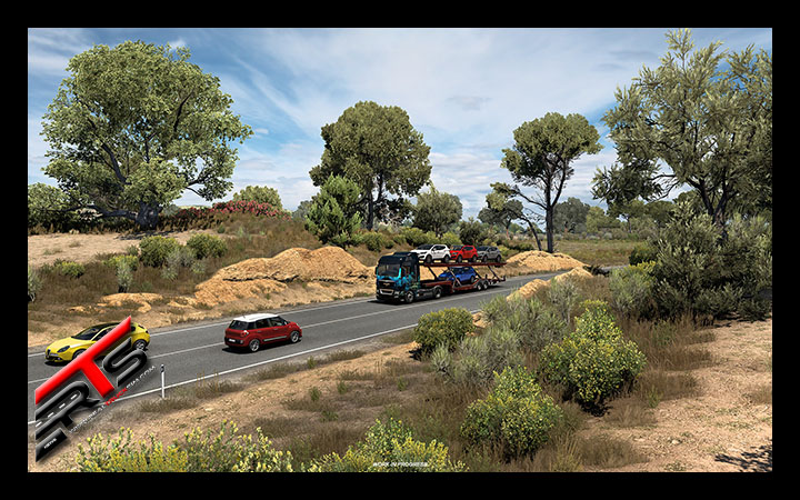 Image Principale Euro Truck Simulator 2 - WIP : Iberia - Rochers et végétation