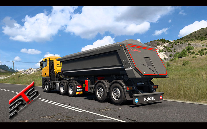 Image Principale Euro Truck Simulator 2 - WIP : Kögel Trailer Pack - Mise à jour du travail en cours