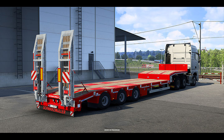 Image Principale Euro Truck Simulator 2 - WIP : Mise à jour 1.61 - Mise à jour du Schwarzmüller Trailer Pack