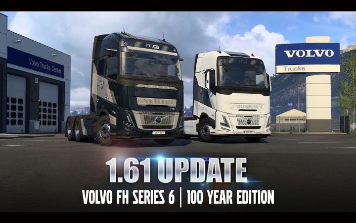 Image Principale Euro Truck Simulator 2 - WIP : Mise à jour 1.61 - Volvo FH Series 6 100 Year Edition