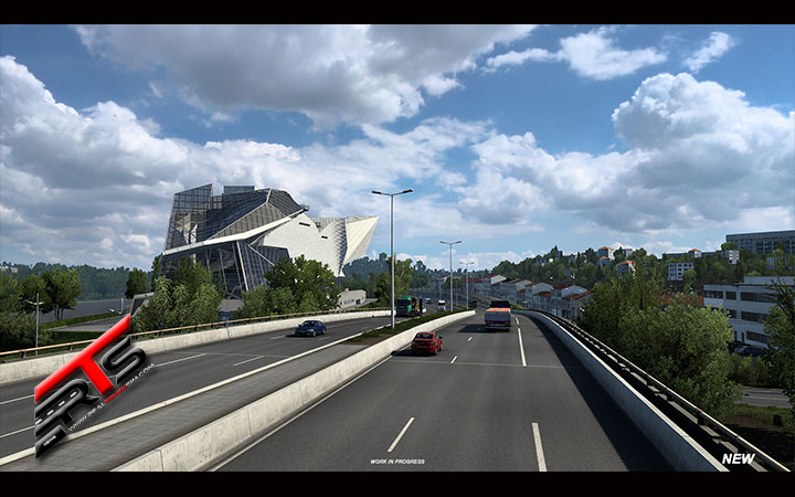 Image Principale Euro Truck Simulator 2 - WIP : Refonte de Lyon