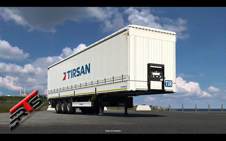 Image Principale Euro Truck Simulator 2 - DLC : Sortie du DLC TIRSAN Trailer Pack