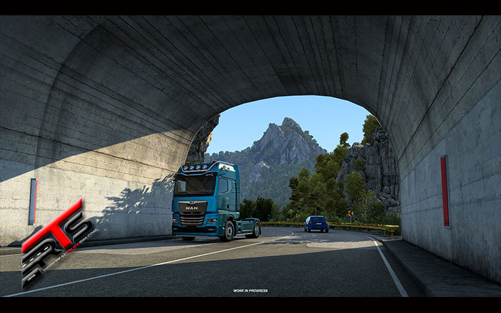 Image Principale Euro Truck Simulator 2 - WIP : West Balkans - Tunnels