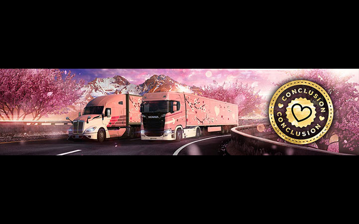 Image Principale Euro Truck Simulator 2 - American Truck Simulator - World of Trucks : Conclusion de l'événement Hearts in Bloom