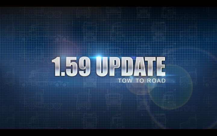 Image Principale Euro Truck Simulator 2 - American Truck Simulator - WIP : Mise à jour 1.59 - Service de remorquage