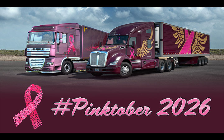Image Principale Euro Truck Simulator 2 - American Truck Simulator : Pinktober 2026