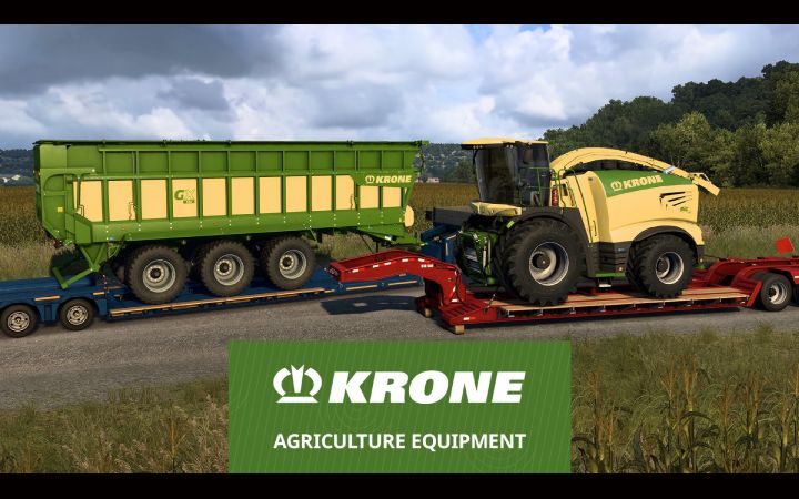 Image Principale Euro Truck Simulator 2 - American Truck Simulator - WIP : Présentation de KRONE Agriculture Equipment